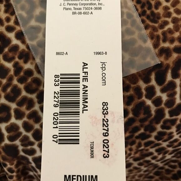 Worthington Alfie Animal Print Sleeveless Tank - Picture 7 of 7